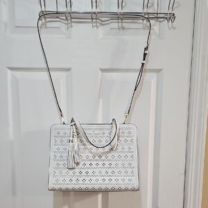 Kate Spade Rowe Perforated Shoulder Or Crossbody Bag with Tassels